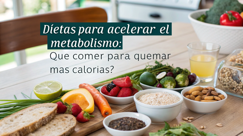 Dietas para Acelerar el Metabolismo:Qué Comer para Quemar Más Calorías?