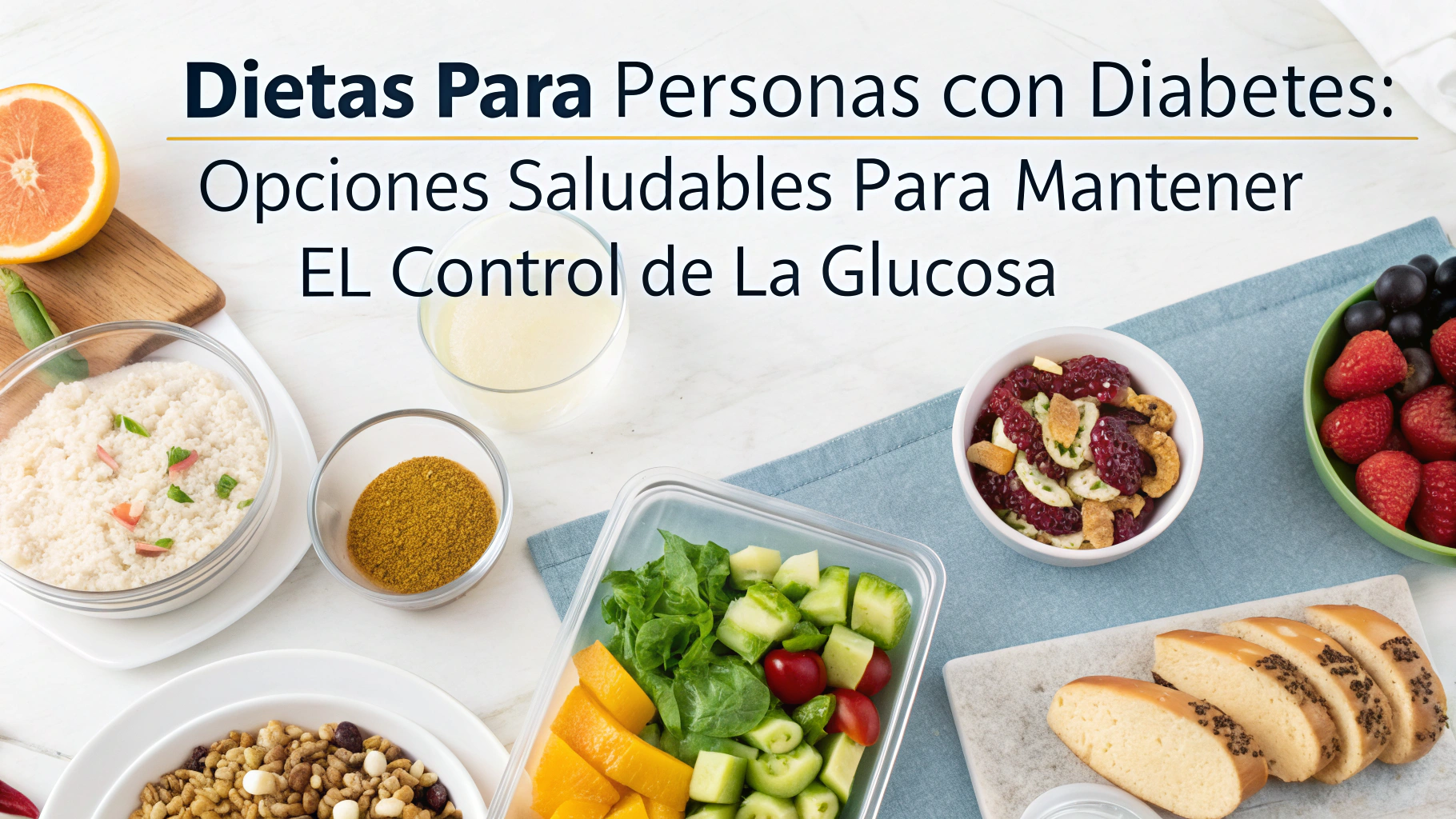 Dietas para Personas con Diabetes: Opciones Saludables para Mantener el Control de la Glucosa