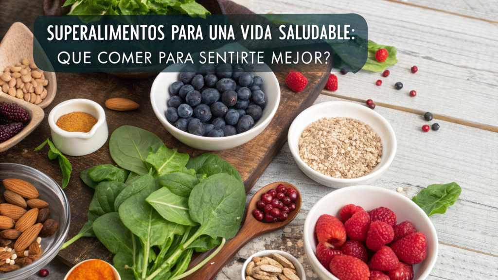 Superalimentos para una Vida Saludable: Qué Comer para Sentirte Mejor?